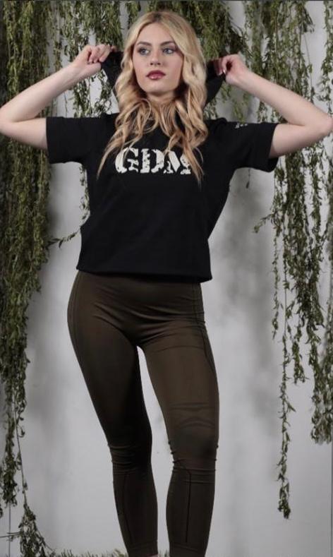 Felpa con Cappuccio Mezza Manica Logo Cucito