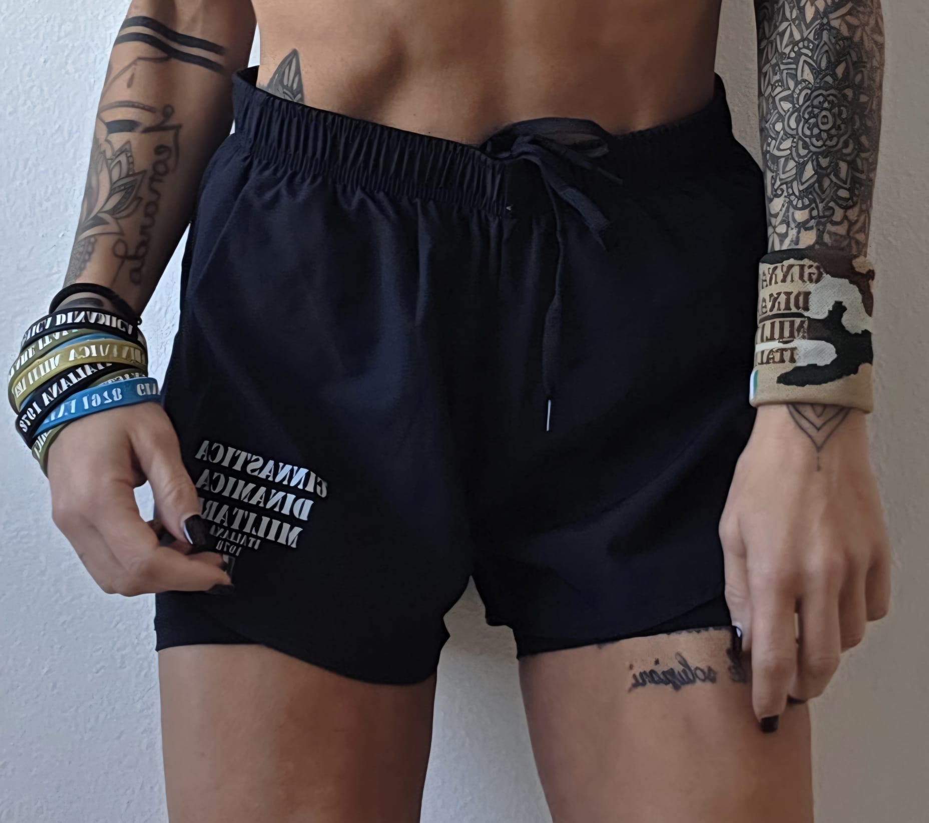 Pantaloncino tecnico nero - DONNA